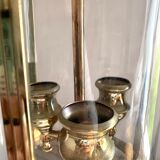 Golden lantern pendant lamp