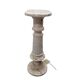Vintage Alabaster Pillar With Lamp, 1970/80s