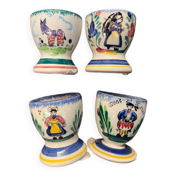 Set of handmade egg cups