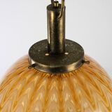 Mid-Century Murano glass sphere chandelier in the style of Venini. 1970