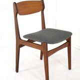 Very nice and solid set of 4 vintage chairs in teak - Findahl.