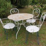 Antique garden furniture