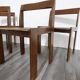 Set Da Pranzo 4 sedie In Legno Anni ‘60 Design Modernariato Vintage