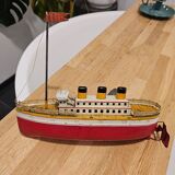 Jep Ocean Liner Lithographed Tin