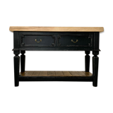 Century chopping block worktable butcher block kitchen island 20th