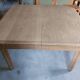 Renovated Art Deco dining table with extension.