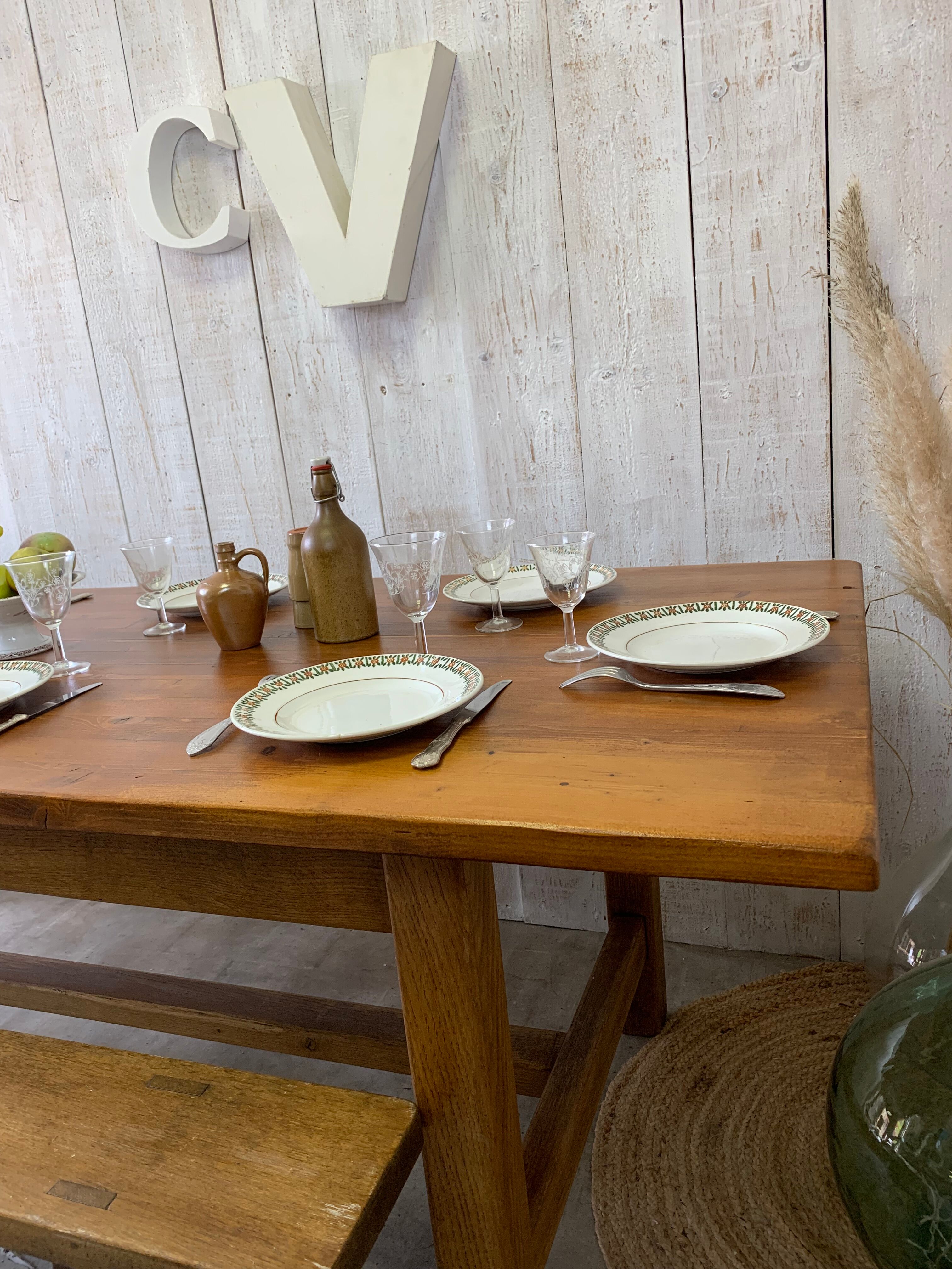 Farmhouse table 270x85cm