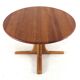 Round 2x Extendable Dining Table "Tjórn" - danish design in teak