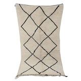 Handmade moroccan berber carpet 207 x 97 cm