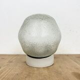 Vintage White Porcelain Wall Light, 1970s