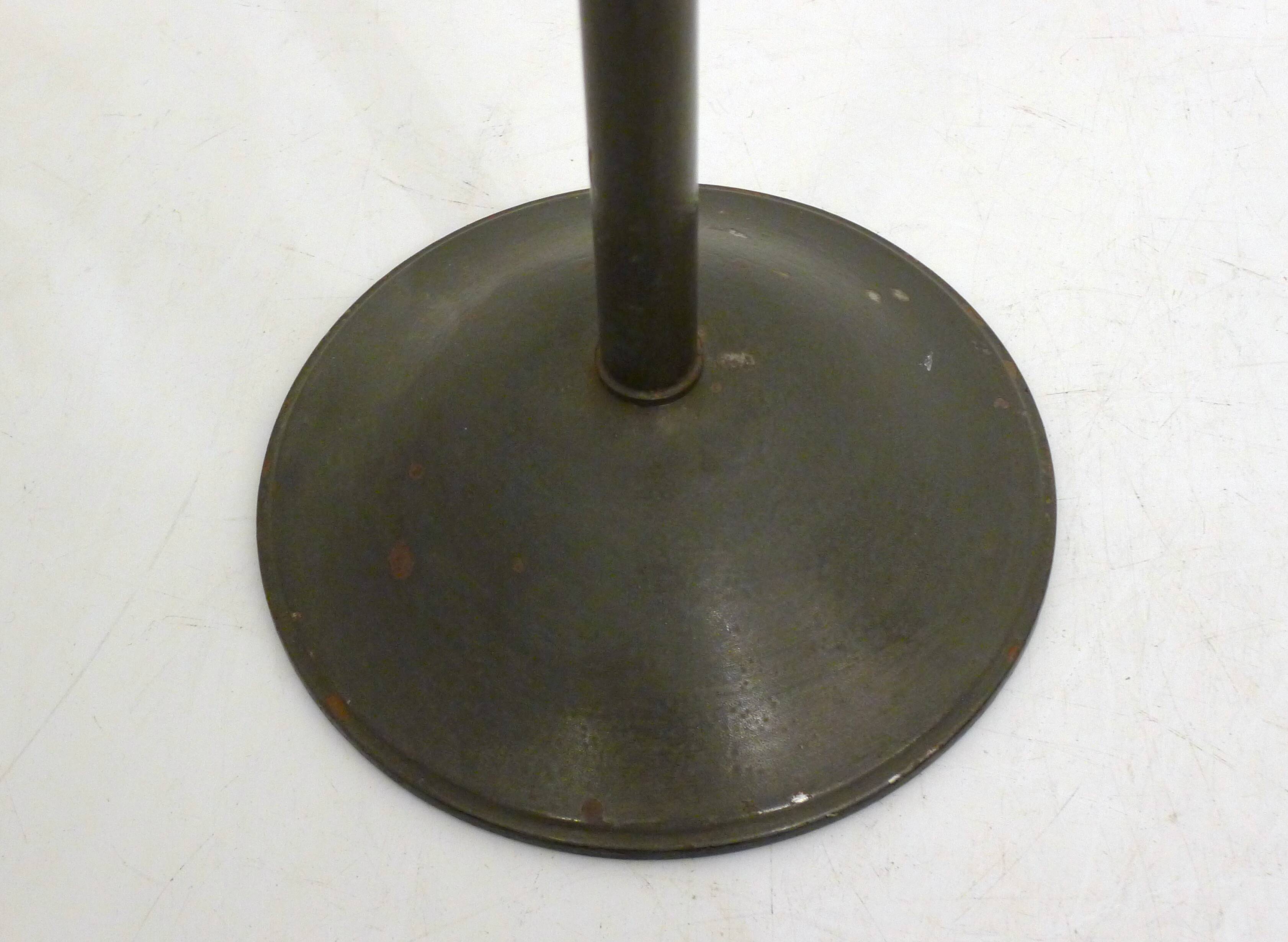 Mid-century metal floor ashtray