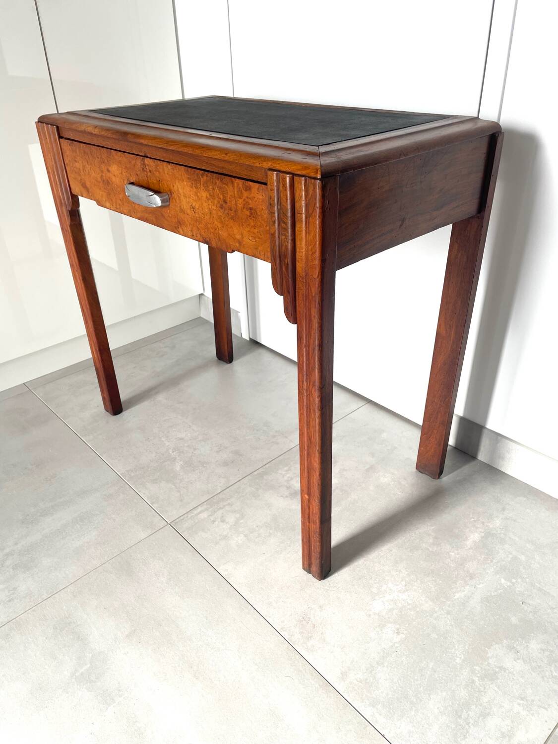 Small Art Deco walnut desk 1925