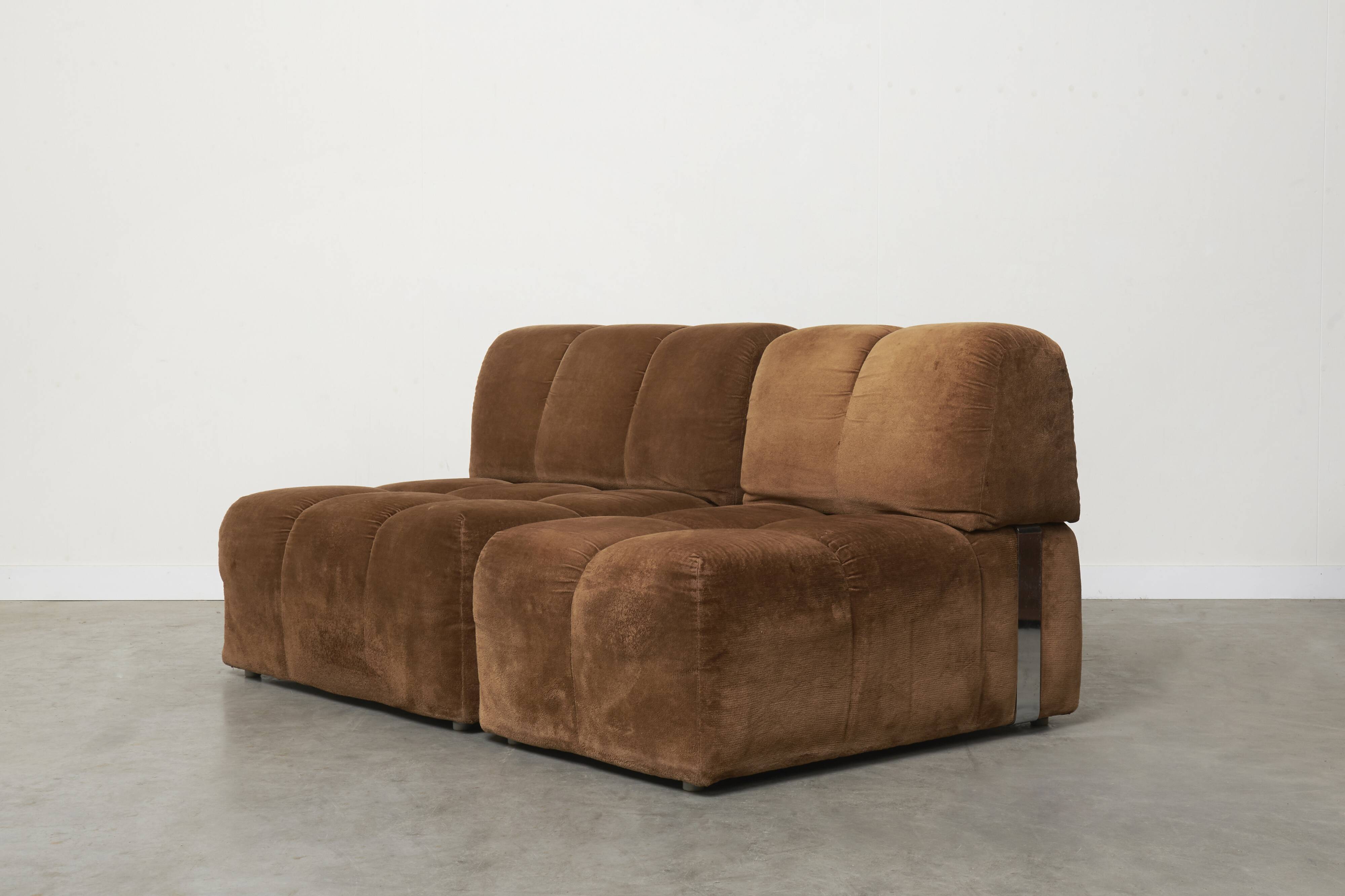 Unique Mid Century modular lounge sofa, 1970s