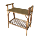 Side table rattan vintage design 1960