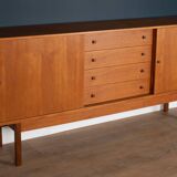 Restored Long Teak Retro 1960s Danish Sideboard