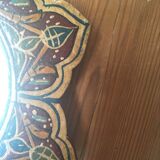 Mirror painted wooden flower 24cm