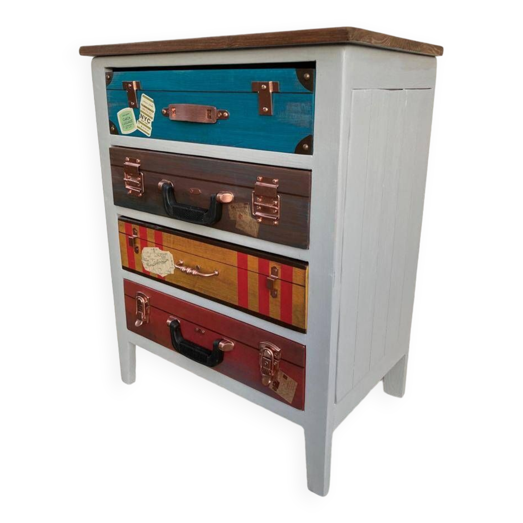 Renovated vintage chest of drawers