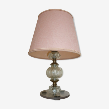 Lampe de table rose
