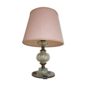 Lampe de table rose