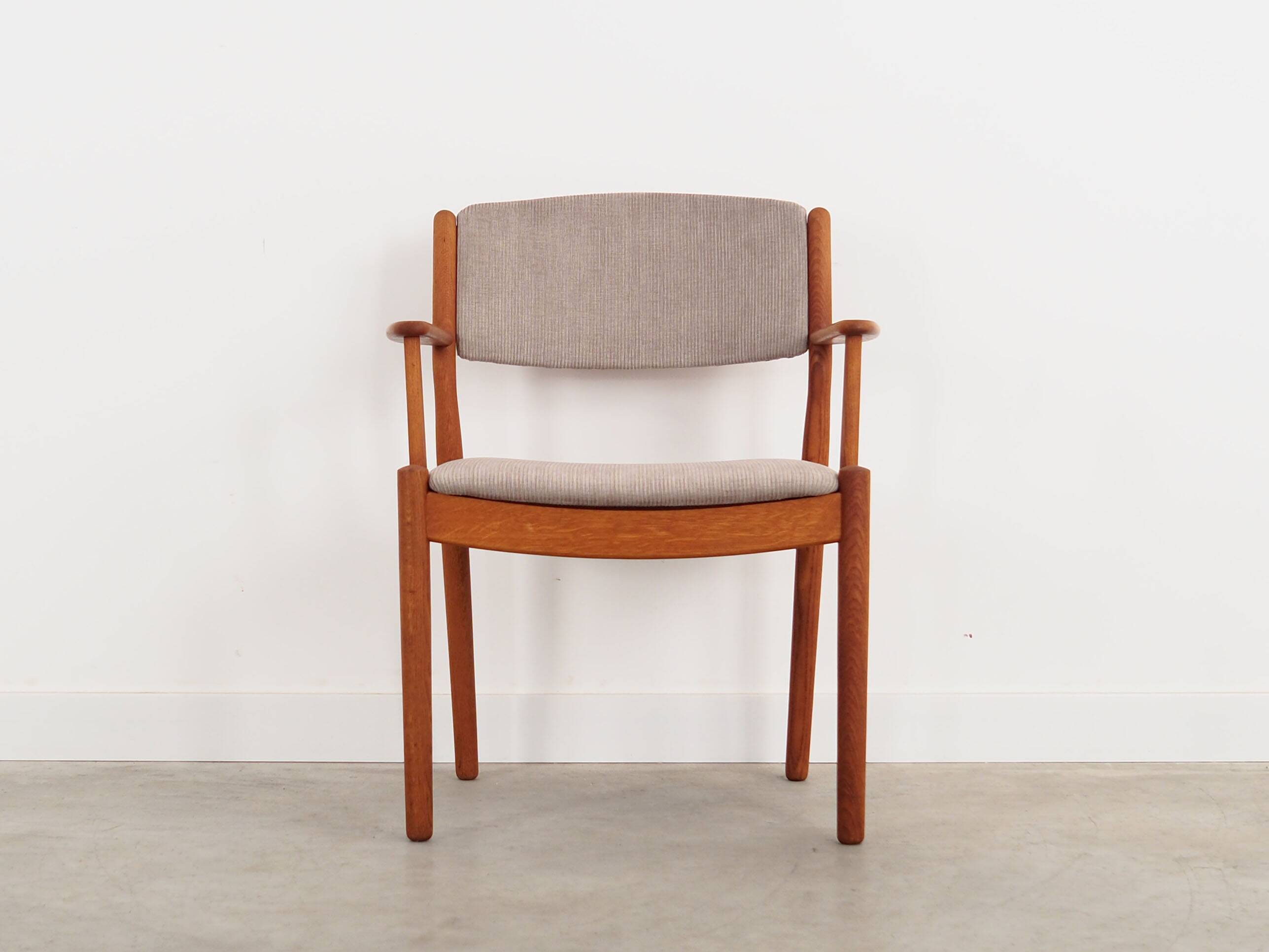 Oak chair, Danish design, 1960s, designer: Poul M Volther, manufacturing: FDB