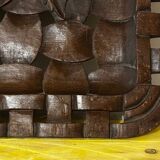 Grand Plateau/ Vintage 1950s Ashtray in Carved Wood