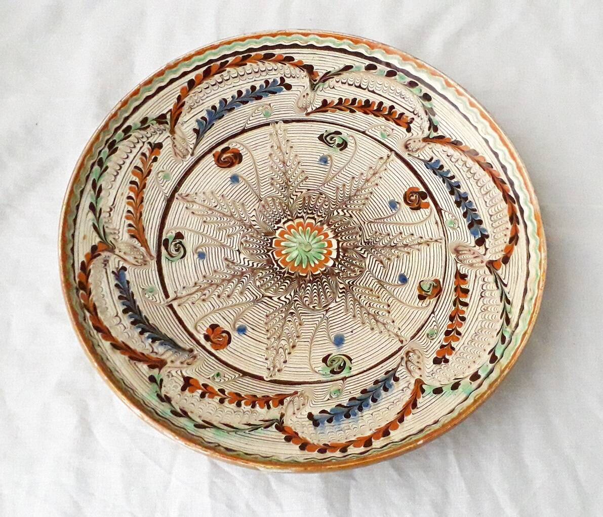 Horezu decorative plate