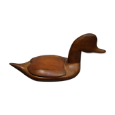 Empty pocket scandinavian "duck", teak, 60s
