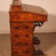 Davenport desk in burr walnut and inlays from the first part of