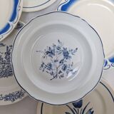 Vintage blue dinner plates