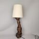 Portuguese handmade vine wood table lamp
