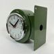 Vintage green citizen double-sided navy wall clock, 1980s