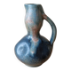 Jean-Marie MAURE - Puisaye stoneware. Flamed stoneware vase with blue decoration.