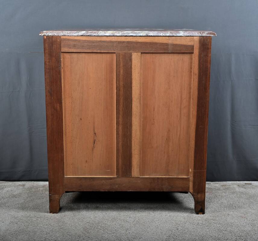 Commode en Marqueterie de Palissandre, style Régence, époque Napoléon III –