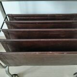 Original magazine holder, Vintage side table