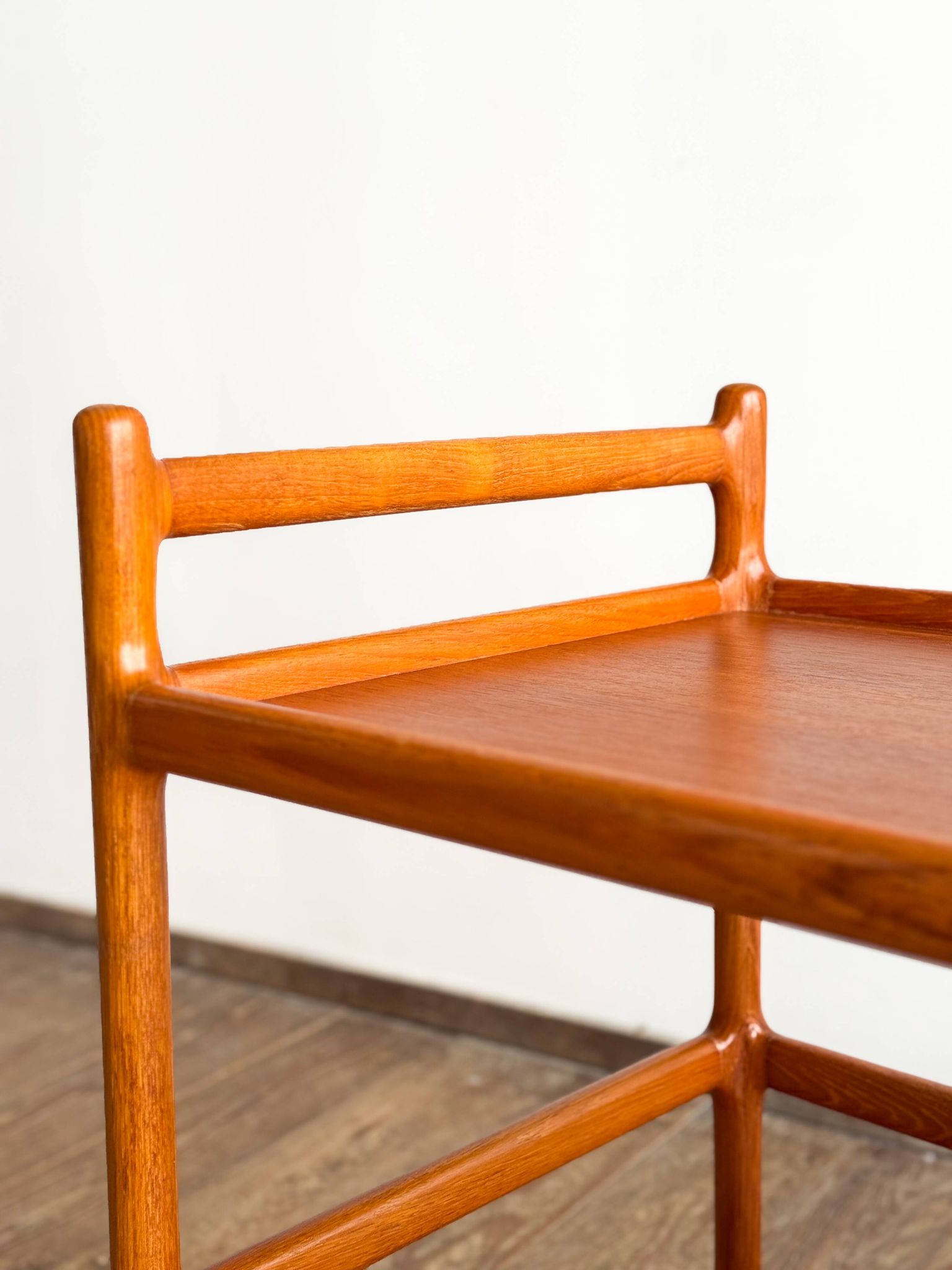 Service trolley and bar Johannes Andersen Silkeborg Denmark Teak