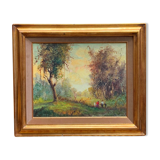 Painting "Forest landscape".