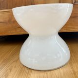 Vase diabolo en verre blanc Anne Nilsson pour Ikea