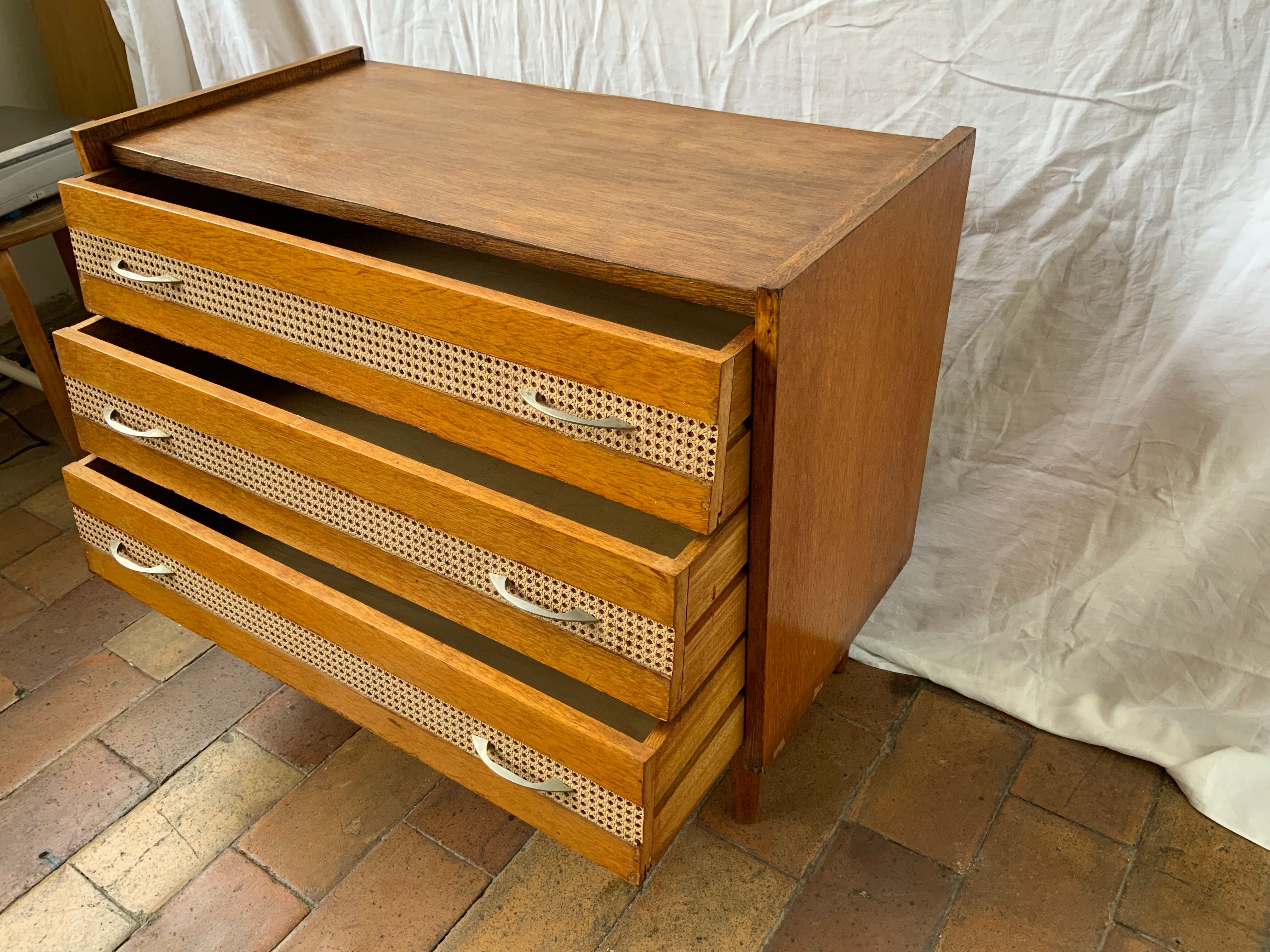 Vintage wood and canning chest of drawers