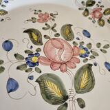 Large round earthenware plate Jodra de Martres Tolosane