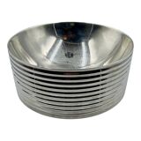 Fruit bowl by Defne Koz for Alessi in chrome steel