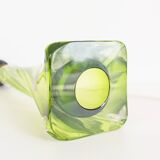 Vintage Belgian crystal glass table lamp by Val Saint Lambert
