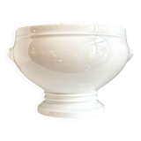 Pillivuyt white porcelain eared salad bowl