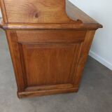 Solid oak shop counter