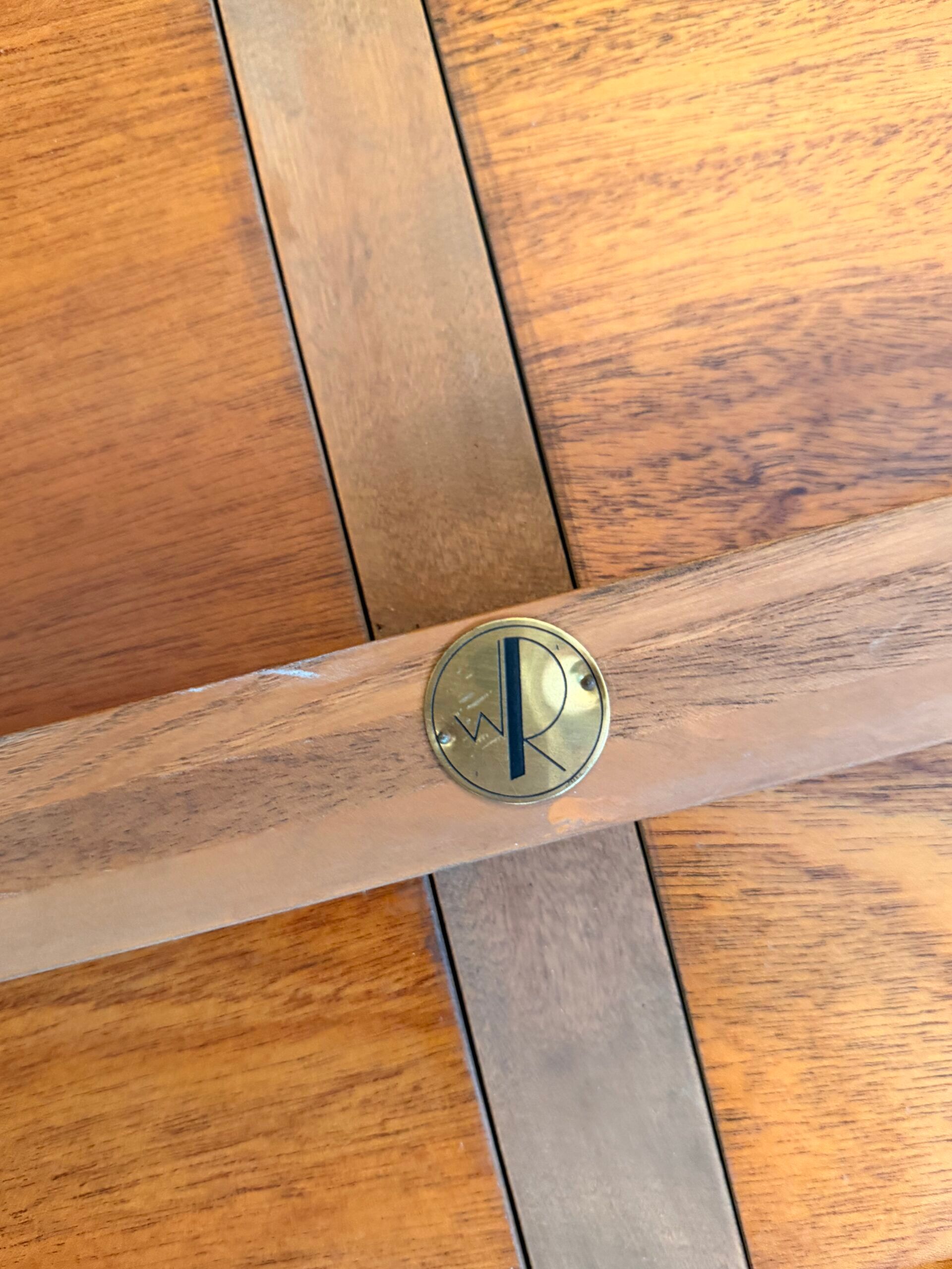 Table basse Wilhelm Renz des années 60 en hêtre