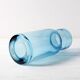 Small Vintage Blue Glass Vase / Mid-century Stylish Vase / Sweden / 1980s