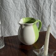 Bougeoir étoile en verre vintage D13