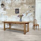 Solid oak farm table