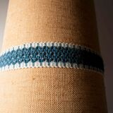 70's beige blue floor lamp