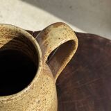 Large speckled stoneware jug, no brand underneath H21.