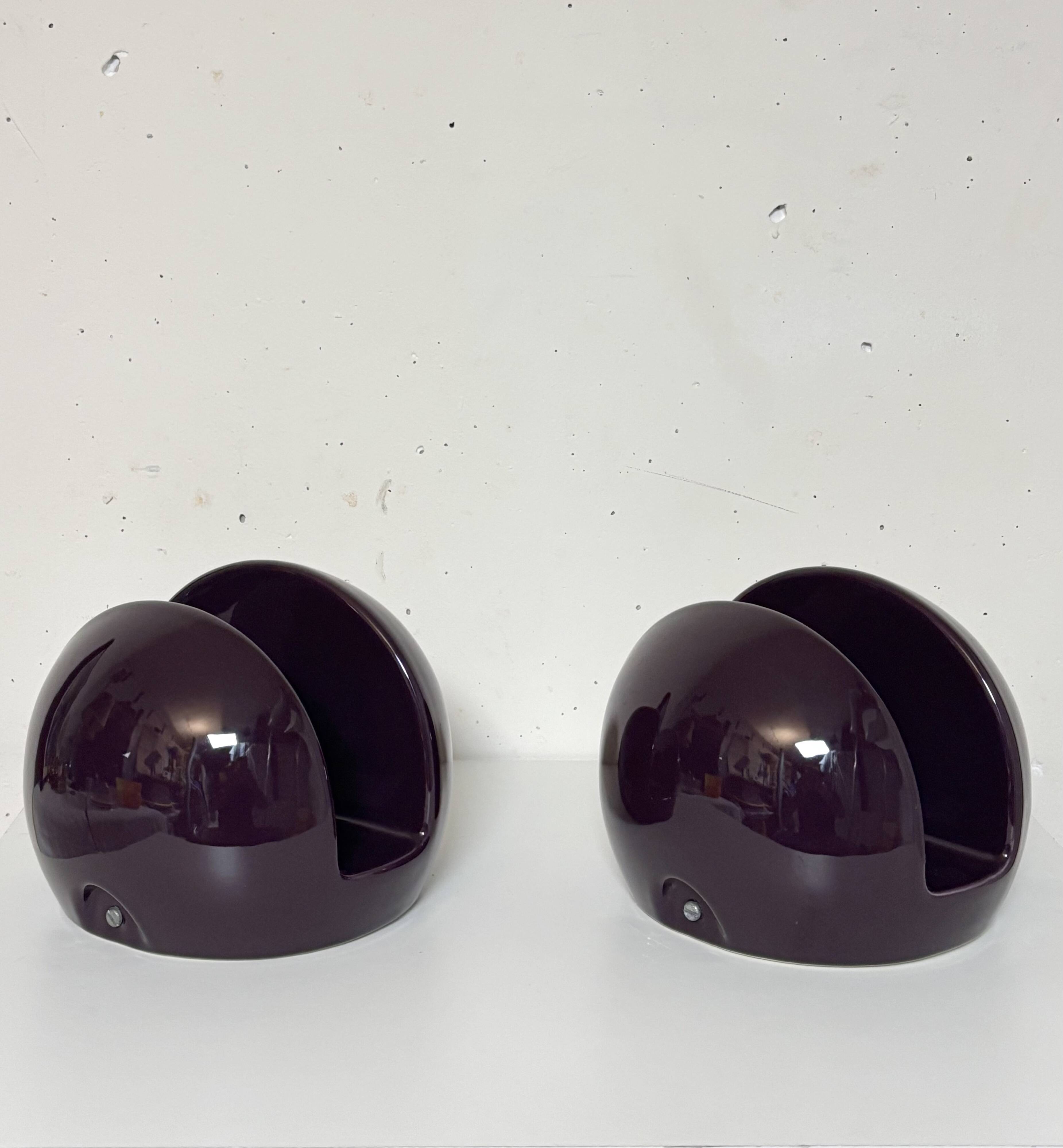 Ceramic table or wall lamps by Cidneo, 1970